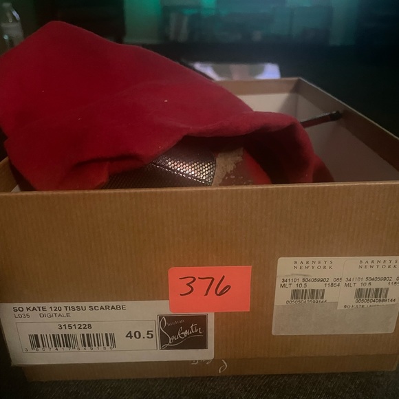 Christian Louboutin So Kate 120 Tissu Scarabe - Picture 9 of 9